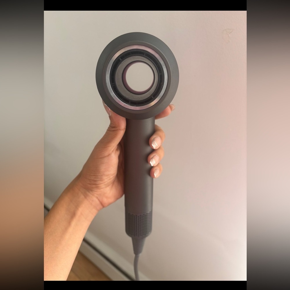 Dyson Hair Dryer in Pink and Gray